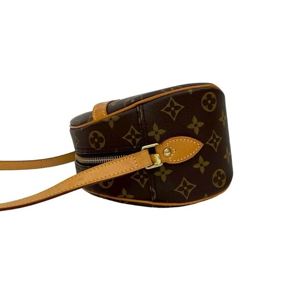 LOUIS VUITTON Vintage Brown Monogram Leather Pochette Shoulder Bag - Picture 5 of 10